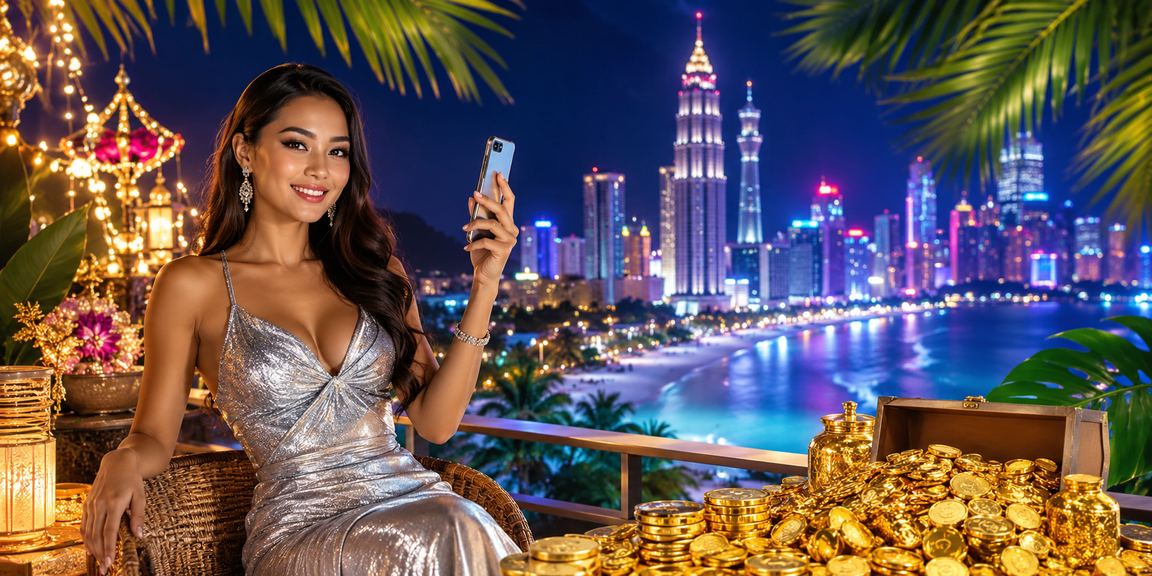 Pengguna Malaysia bermain kasino dalam talian melalui mudah alih
